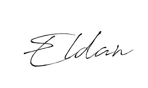 How to make Eldan name signature. Use Antro_Vectra style for creating short signs online. This is the latest handwritten sign. Eldan signature style 6 images and pictures png