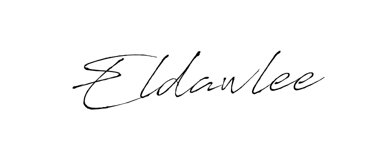 Design your own signature with our free online signature maker. With this signature software, you can create a handwritten (Antro_Vectra) signature for name Eldawlee. Eldawlee signature style 6 images and pictures png