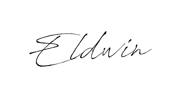 You should practise on your own different ways (Antro_Vectra) to write your name (Eldwin) in signature. don't let someone else do it for you. Eldwin signature style 6 images and pictures png