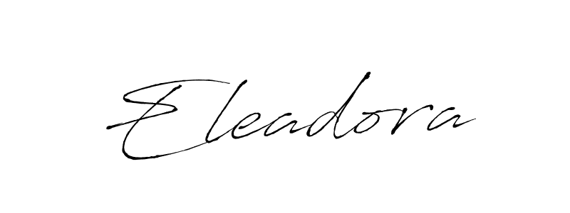 Make a beautiful signature design for name Eleadora. With this signature (Antro_Vectra) style, you can create a handwritten signature for free. Eleadora signature style 6 images and pictures png