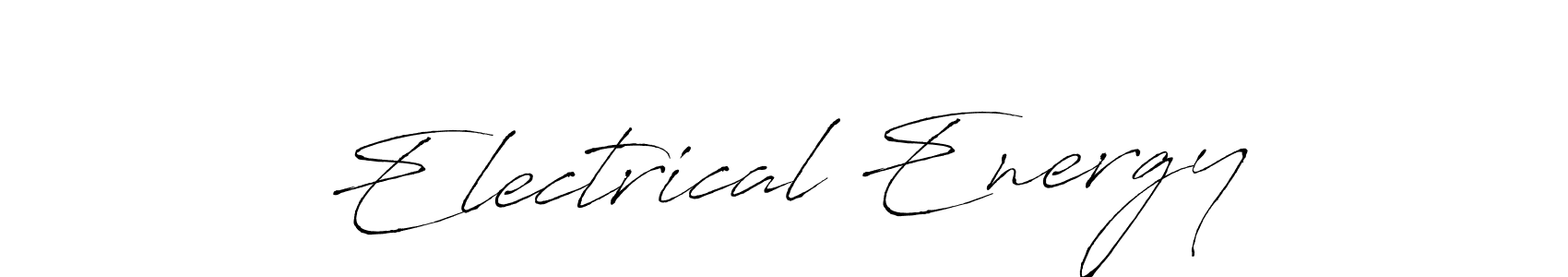 Also we have Electrical Energy name is the best signature style. Create professional handwritten signature collection using Antro_Vectra autograph style. Electrical Energy signature style 6 images and pictures png