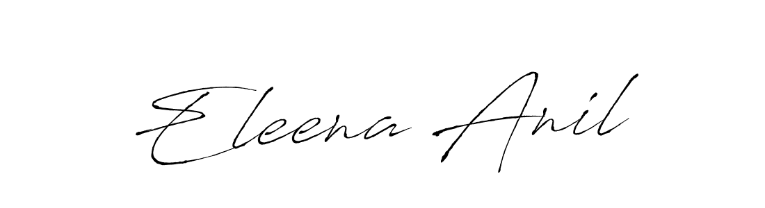 Antro_Vectra is a professional signature style that is perfect for those who want to add a touch of class to their signature. It is also a great choice for those who want to make their signature more unique. Get Eleena Anil name to fancy signature for free. Eleena Anil signature style 6 images and pictures png