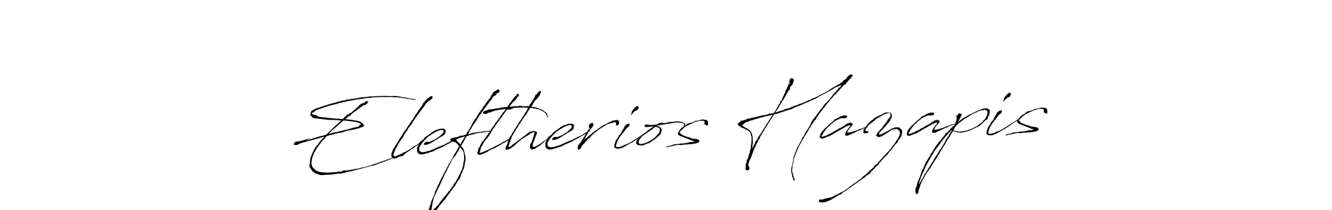 The best way (Antro_Vectra) to make a short signature is to pick only two or three words in your name. The name Eleftherios Hazapis include a total of six letters. For converting this name. Eleftherios Hazapis signature style 6 images and pictures png