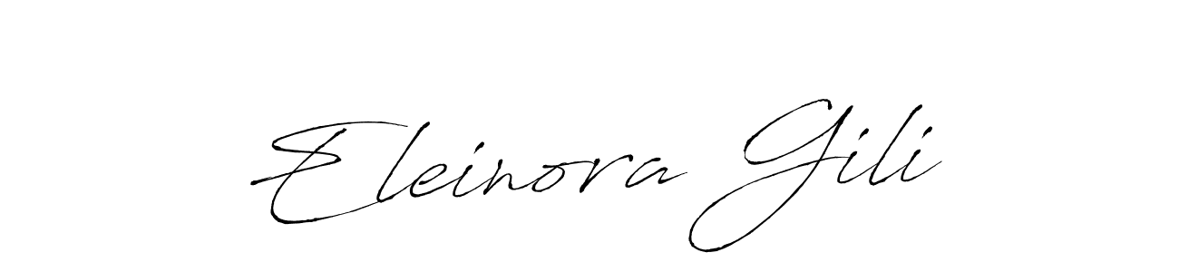 Use a signature maker to create a handwritten signature online. With this signature software, you can design (Antro_Vectra) your own signature for name Eleinora Gili. Eleinora Gili signature style 6 images and pictures png