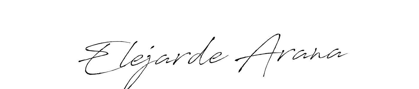 Also You can easily find your signature by using the search form. We will create Elejarde Arana name handwritten signature images for you free of cost using Antro_Vectra sign style. Elejarde Arana signature style 6 images and pictures png