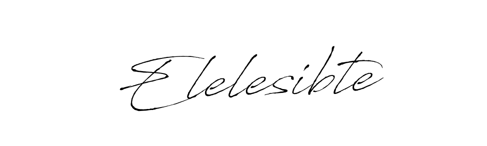 Use a signature maker to create a handwritten signature online. With this signature software, you can design (Antro_Vectra) your own signature for name Elelesibte. Elelesibte signature style 6 images and pictures png