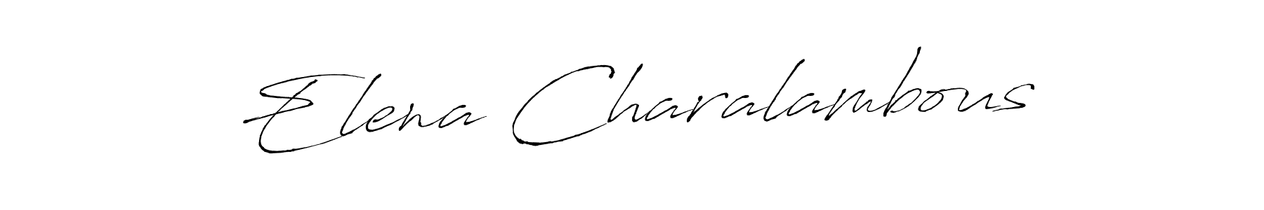 Make a beautiful signature design for name Elena Charalambous. With this signature (Antro_Vectra) style, you can create a handwritten signature for free. Elena Charalambous signature style 6 images and pictures png