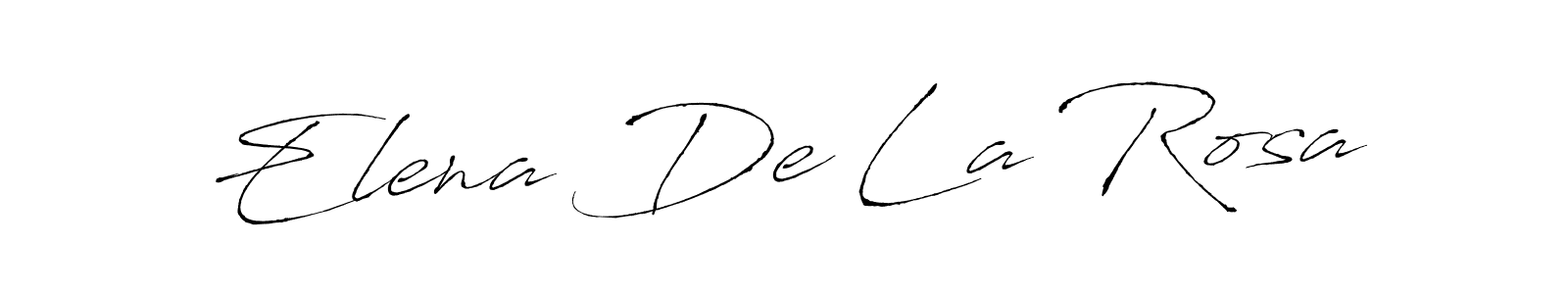 Also we have Elena De La Rosa name is the best signature style. Create professional handwritten signature collection using Antro_Vectra autograph style. Elena De La Rosa signature style 6 images and pictures png