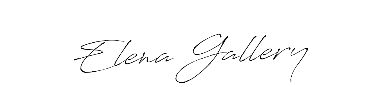 Elena Gallery stylish signature style. Best Handwritten Sign (Antro_Vectra) for my name. Handwritten Signature Collection Ideas for my name Elena Gallery. Elena Gallery signature style 6 images and pictures png