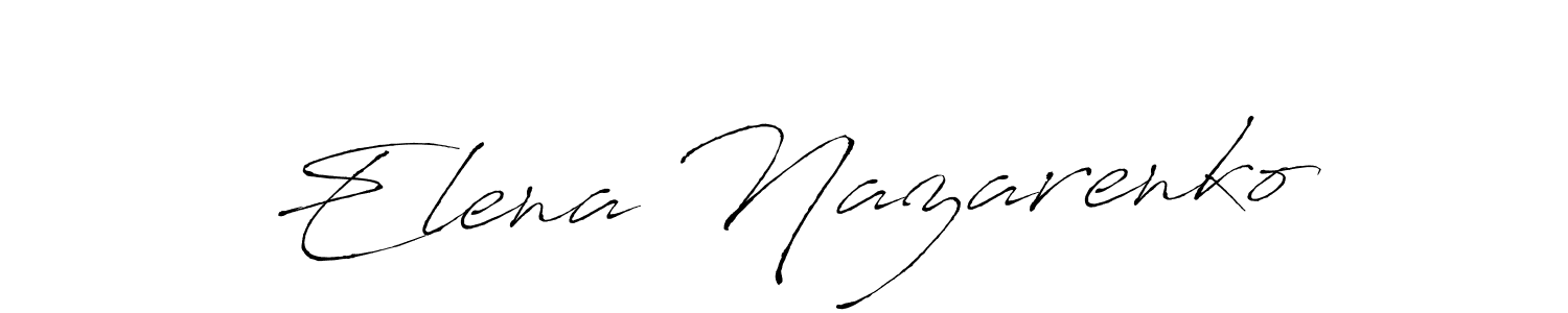 You can use this online signature creator to create a handwritten signature for the name Elena Nazarenko. This is the best online autograph maker. Elena Nazarenko signature style 6 images and pictures png