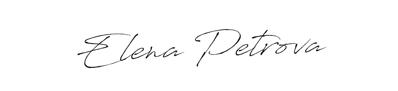 You should practise on your own different ways (Antro_Vectra) to write your name (Elena Petrova) in signature. don't let someone else do it for you. Elena Petrova signature style 6 images and pictures png