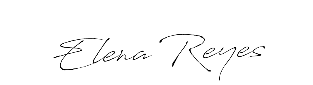 Create a beautiful signature design for name Elena Reyes. With this signature (Antro_Vectra) fonts, you can make a handwritten signature for free. Elena Reyes signature style 6 images and pictures png