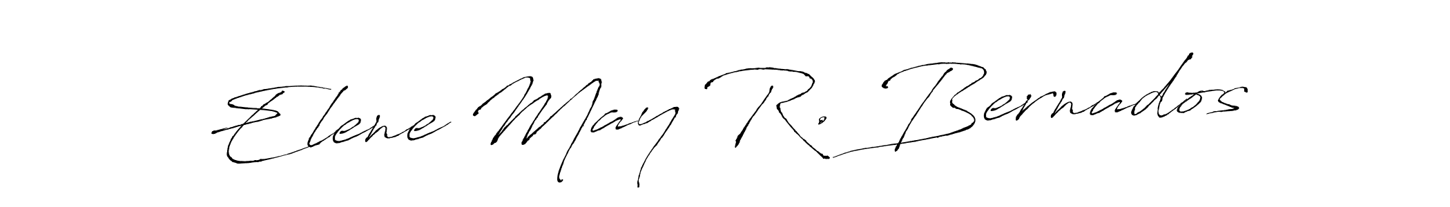 How to make Elene May R. Bernados signature? Antro_Vectra is a professional autograph style. Create handwritten signature for Elene May R. Bernados name. Elene May R. Bernados signature style 6 images and pictures png