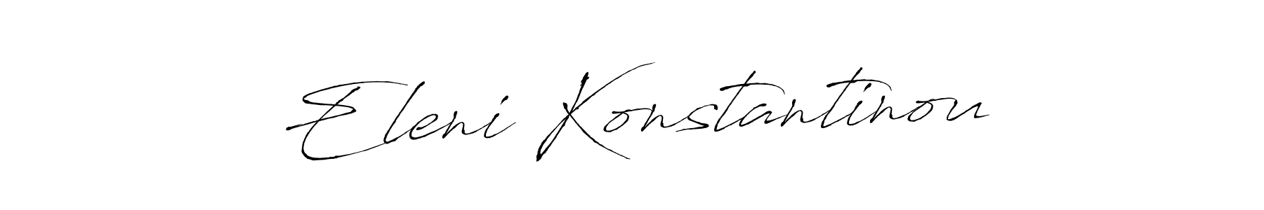 Create a beautiful signature design for name Eleni Konstantinou. With this signature (Antro_Vectra) fonts, you can make a handwritten signature for free. Eleni Konstantinou signature style 6 images and pictures png