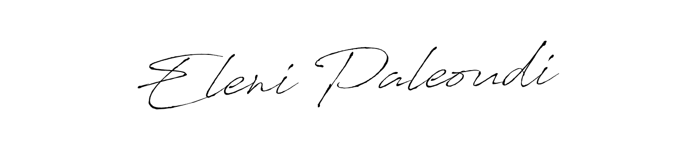 Make a beautiful signature design for name Eleni Paleoudi. With this signature (Antro_Vectra) style, you can create a handwritten signature for free. Eleni Paleoudi signature style 6 images and pictures png