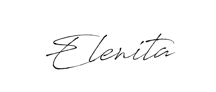 if you are searching for the best signature style for your name Elenita. so please give up your signature search. here we have designed multiple signature styles  using Antro_Vectra. Elenita signature style 6 images and pictures png