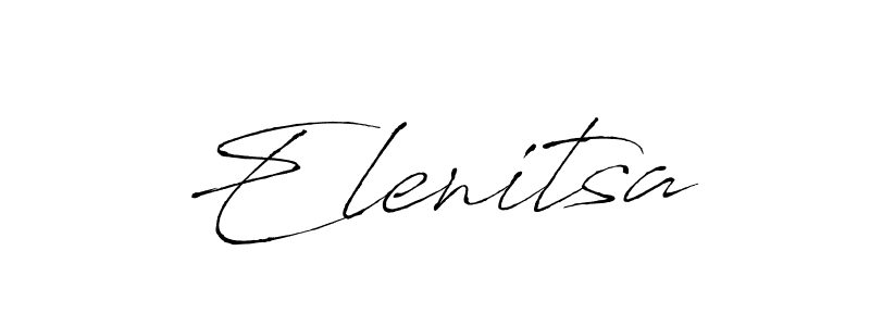 Design your own signature with our free online signature maker. With this signature software, you can create a handwritten (Antro_Vectra) signature for name Elenitsa. Elenitsa signature style 6 images and pictures png
