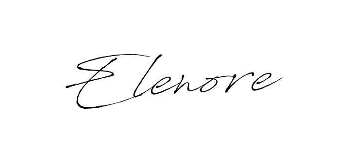 How to make Elenore name signature. Use Antro_Vectra style for creating short signs online. This is the latest handwritten sign. Elenore signature style 6 images and pictures png