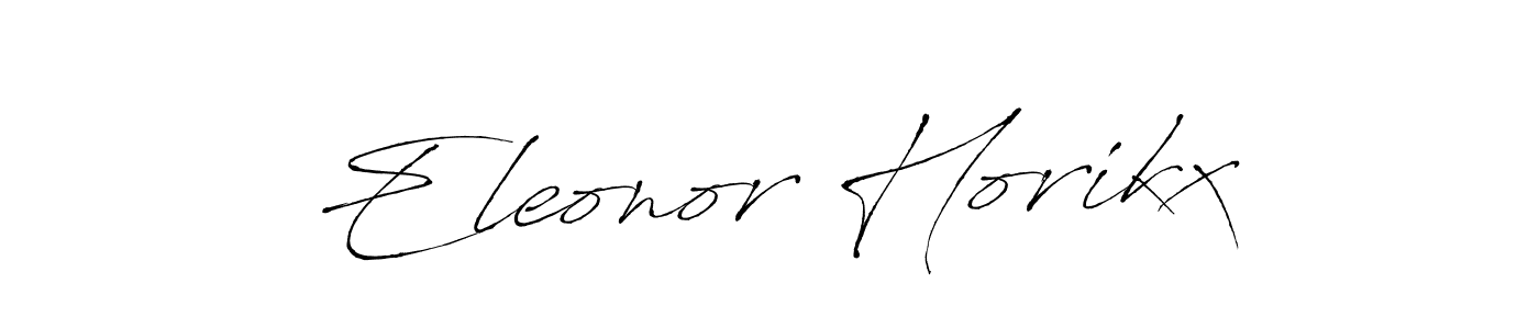 Antro_Vectra is a professional signature style that is perfect for those who want to add a touch of class to their signature. It is also a great choice for those who want to make their signature more unique. Get Eleonor Horikx name to fancy signature for free. Eleonor Horikx signature style 6 images and pictures png