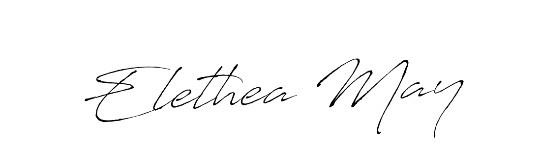 Design your own signature with our free online signature maker. With this signature software, you can create a handwritten (Antro_Vectra) signature for name Elethea May. Elethea May signature style 6 images and pictures png