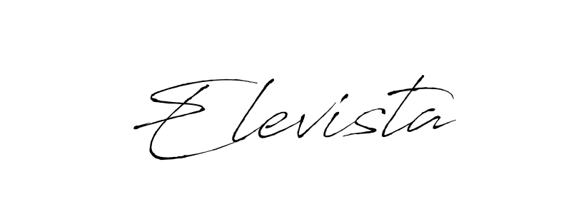 Make a beautiful signature design for name Elevista. With this signature (Antro_Vectra) style, you can create a handwritten signature for free. Elevista signature style 6 images and pictures png