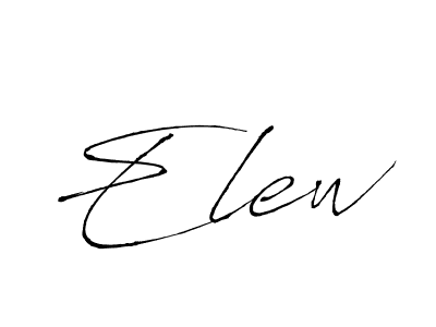 You should practise on your own different ways (Antro_Vectra) to write your name (Elew) in signature. don't let someone else do it for you. Elew signature style 6 images and pictures png