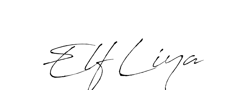 How to make Elf Liya signature? Antro_Vectra is a professional autograph style. Create handwritten signature for Elf Liya name. Elf Liya signature style 6 images and pictures png
