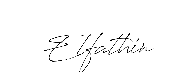 It looks lik you need a new signature style for name Elfathin. Design unique handwritten (Antro_Vectra) signature with our free signature maker in just a few clicks. Elfathin signature style 6 images and pictures png