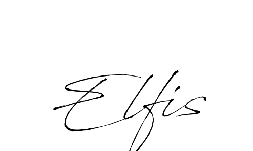 if you are searching for the best signature style for your name Elfis. so please give up your signature search. here we have designed multiple signature styles  using Antro_Vectra. Elfis signature style 6 images and pictures png