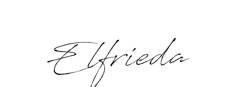 How to make Elfrieda signature? Antro_Vectra is a professional autograph style. Create handwritten signature for Elfrieda name. Elfrieda signature style 6 images and pictures png