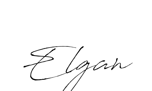 Create a beautiful signature design for name Elgan. With this signature (Antro_Vectra) fonts, you can make a handwritten signature for free. Elgan signature style 6 images and pictures png