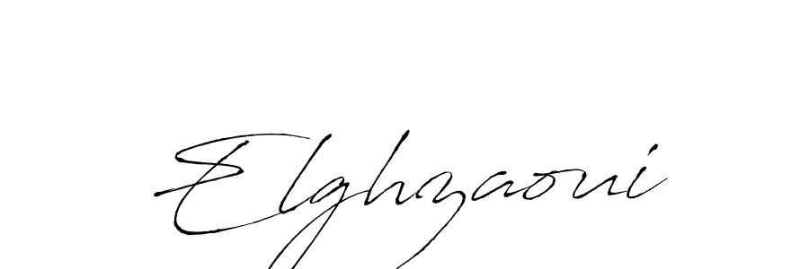 Elghzaoui stylish signature style. Best Handwritten Sign (Antro_Vectra) for my name. Handwritten Signature Collection Ideas for my name Elghzaoui. Elghzaoui signature style 6 images and pictures png