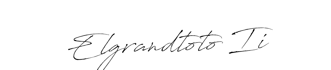 Similarly Antro_Vectra is the best handwritten signature design. Signature creator online .You can use it as an online autograph creator for name Elgrandtoto Ii. Elgrandtoto Ii signature style 6 images and pictures png