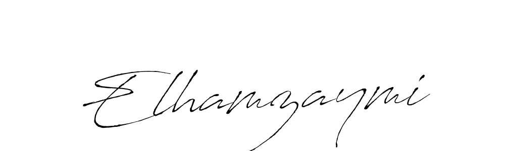 Elhamzaymi stylish signature style. Best Handwritten Sign (Antro_Vectra) for my name. Handwritten Signature Collection Ideas for my name Elhamzaymi. Elhamzaymi signature style 6 images and pictures png