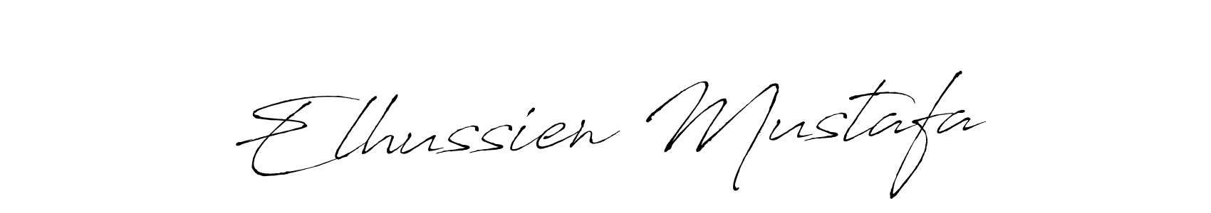 Also we have Elhussien Mustafa name is the best signature style. Create professional handwritten signature collection using Antro_Vectra autograph style. Elhussien Mustafa signature style 6 images and pictures png