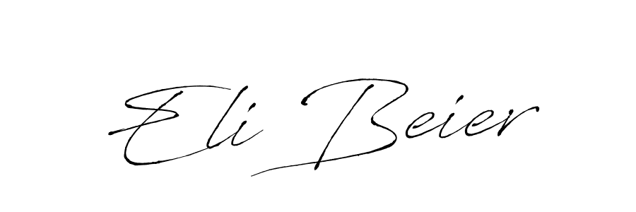 Also we have Eli Beier name is the best signature style. Create professional handwritten signature collection using Antro_Vectra autograph style. Eli Beier signature style 6 images and pictures png