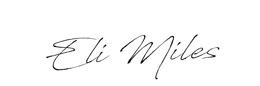 Also You can easily find your signature by using the search form. We will create Eli Miles name handwritten signature images for you free of cost using Antro_Vectra sign style. Eli Miles signature style 6 images and pictures png