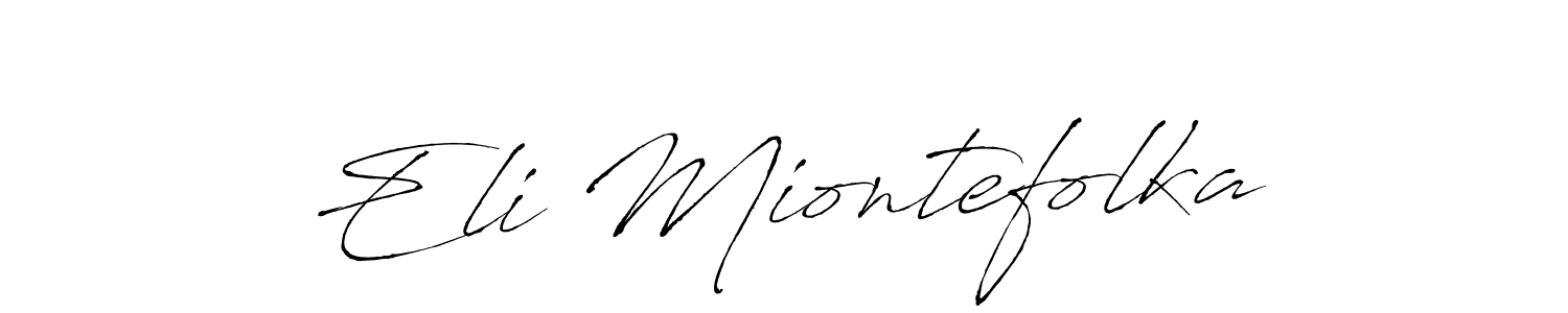 Use a signature maker to create a handwritten signature online. With this signature software, you can design (Antro_Vectra) your own signature for name Eli Miontefolka. Eli Miontefolka signature style 6 images and pictures png