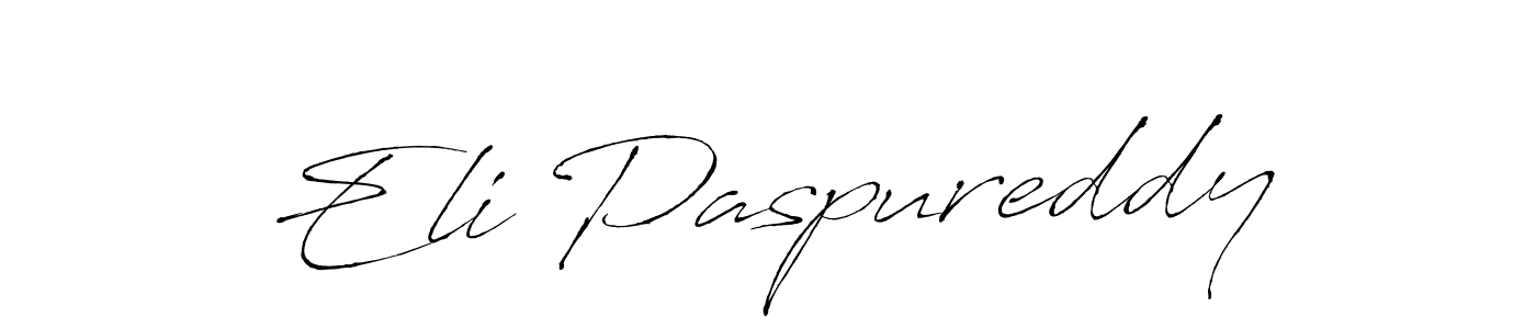 Design your own signature with our free online signature maker. With this signature software, you can create a handwritten (Antro_Vectra) signature for name Eli Paspureddy. Eli Paspureddy signature style 6 images and pictures png