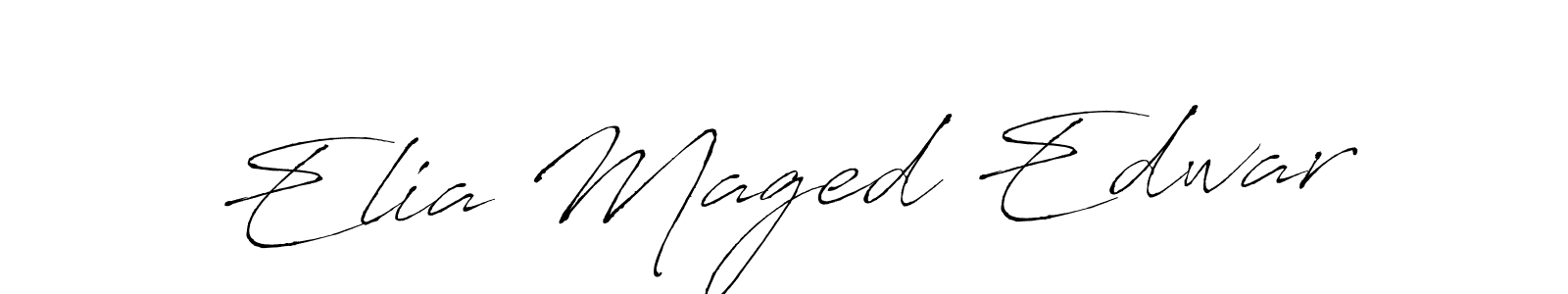 Antro_Vectra is a professional signature style that is perfect for those who want to add a touch of class to their signature. It is also a great choice for those who want to make their signature more unique. Get Elia Maged Edwar name to fancy signature for free. Elia Maged Edwar signature style 6 images and pictures png