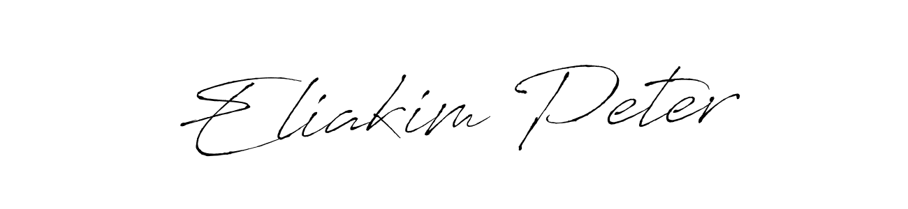 Also You can easily find your signature by using the search form. We will create Eliakim Peter name handwritten signature images for you free of cost using Antro_Vectra sign style. Eliakim Peter signature style 6 images and pictures png