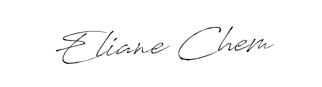 The best way (Antro_Vectra) to make a short signature is to pick only two or three words in your name. The name Eliane Chem include a total of six letters. For converting this name. Eliane Chem signature style 6 images and pictures png