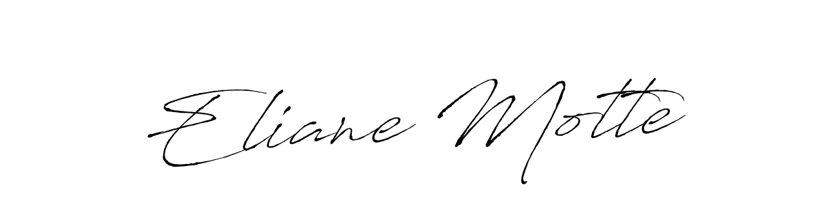 How to make Eliane Motte name signature. Use Antro_Vectra style for creating short signs online. This is the latest handwritten sign. Eliane Motte signature style 6 images and pictures png