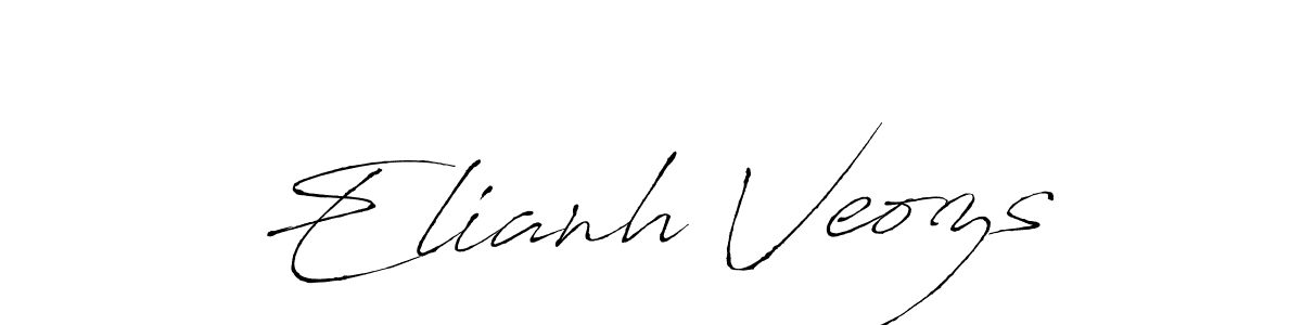 Once you've used our free online signature maker to create your best signature Antro_Vectra style, it's time to enjoy all of the benefits that Elianh Veozs name signing documents. Elianh Veozs signature style 6 images and pictures png