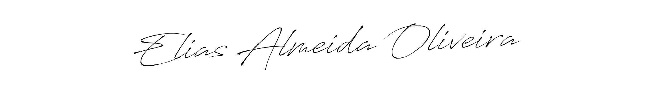 Design your own signature with our free online signature maker. With this signature software, you can create a handwritten (Antro_Vectra) signature for name Elias Almeida Oliveira. Elias Almeida Oliveira signature style 6 images and pictures png