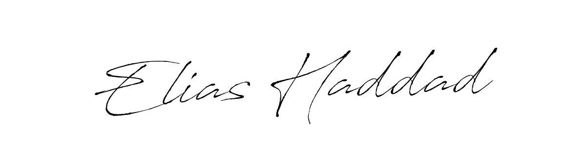 Design your own signature with our free online signature maker. With this signature software, you can create a handwritten (Antro_Vectra) signature for name Elias Haddad. Elias Haddad signature style 6 images and pictures png