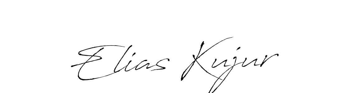 Design your own signature with our free online signature maker. With this signature software, you can create a handwritten (Antro_Vectra) signature for name Elias Kujur. Elias Kujur signature style 6 images and pictures png
