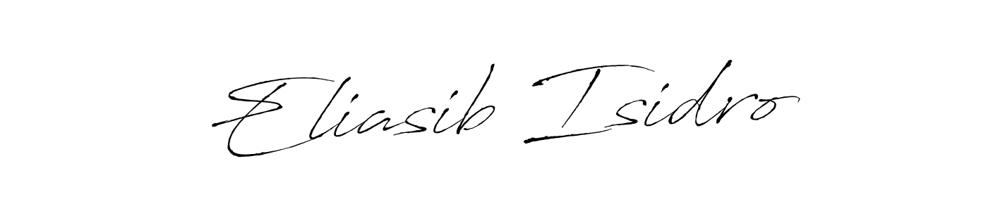 Design your own signature with our free online signature maker. With this signature software, you can create a handwritten (Antro_Vectra) signature for name Eliasib Isidro. Eliasib Isidro signature style 6 images and pictures png