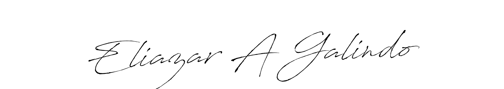 Also we have Eliazar A Galindo name is the best signature style. Create professional handwritten signature collection using Antro_Vectra autograph style. Eliazar A Galindo signature style 6 images and pictures png