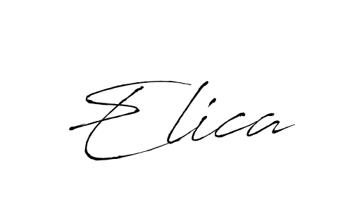 Also we have Elica name is the best signature style. Create professional handwritten signature collection using Antro_Vectra autograph style. Elica signature style 6 images and pictures png